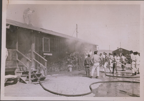 Barracks fire