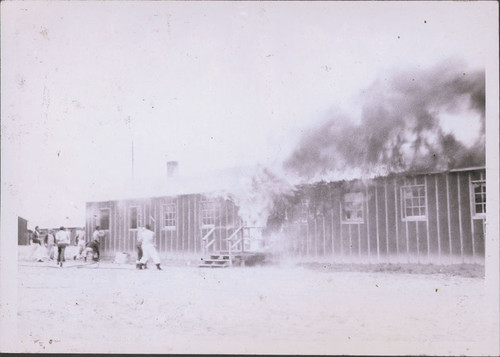 Barracks fire