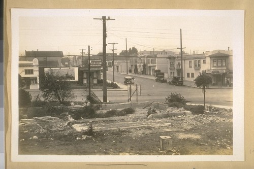 S.W. from Ocean Ave. & Miramar Ave. Aug. 1929