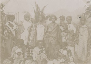 A group of Sakalava women, in Madagascar