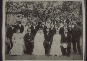 Gold Coast / Accra: Hochzeit C. Bossaller, Mai 1903