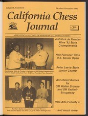 California Chess Journal; Volumes 6-7, 1992-1993