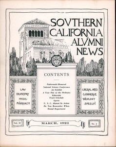 Southern California alumni news, vol. 4, no. 2 (1923 Mar)