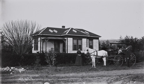 B.F.Conaway photograph of Jenkins residence in Villa Park