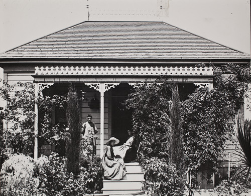 B.F. Conaway photograph of Samuel P. Bates residence