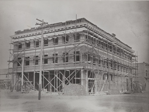 Hickox photograph of the Santa Ana Masonic Temple