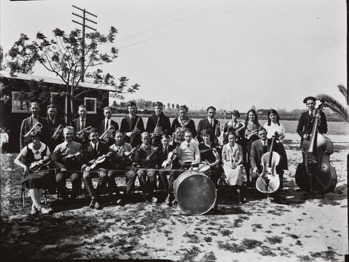 Mary A. Smart photograph of the Garden Grove Union High School orchestra