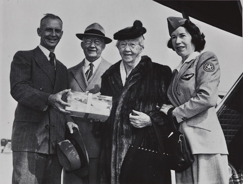 Photograph of R. Carson Smith, Minta Martin and Glenn L. Martin