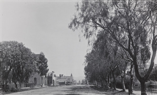 Photograph of Sycamore Street in Santa Ana