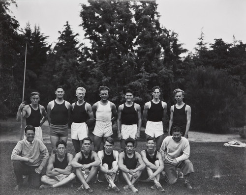 Mary A. Smart photograph of the Santa Ana Junior College track team