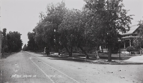 B.F. Conaway photograph of the Von Schmidt home in Tustin