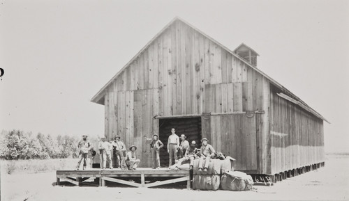 Photograph of warehouse on San Joaquin Ranch