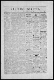 Mariposa Gazette 1857-05-29
