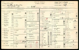 WPA household census for 615 W 80TH ST, Los Angeles County