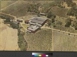 Fountaingrove Winery (Santa Rosa, Calif.) aerial view, looking southeast