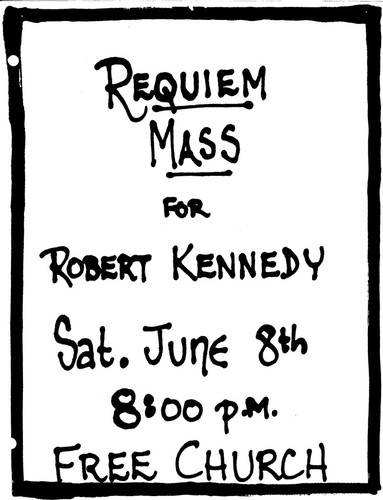 Requiem Mass for Robert Kennedy, June 8, 1968