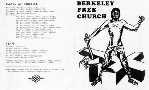 Berkeley Free Church Pamphlet