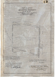 Plat of Survey of the McCarthy Property