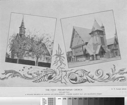 First Presbyterian Church, old and new