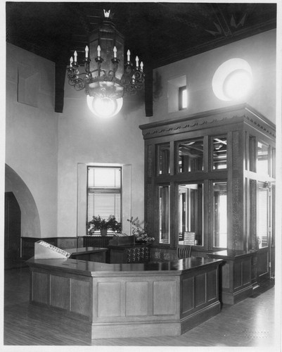 North Branch Lobby--Berkeley Public Library, 1936