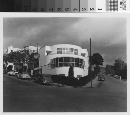 Building at corner of Hearst Avenue and LeConte Avenue