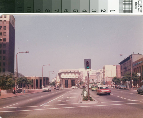 Shattuck Avenue looking north at Allston Way