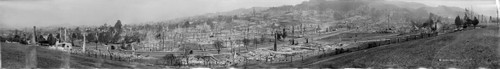 Berkeley fire, 1923, panorama, 1 of 5