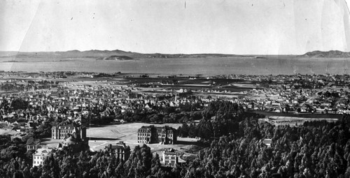 Panorama of Berkeley, c. 1905