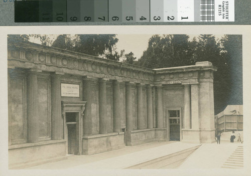 Stage of Greek Theater, 1912