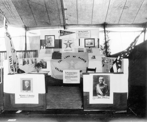 Volunteers of America booth and display