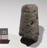 Chumash vessicular basalt sweat stone/pestle