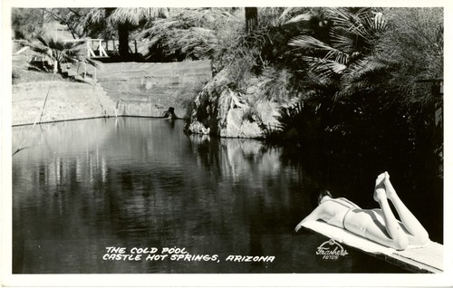 The cold pool, Castle Hot Springs, Arizona