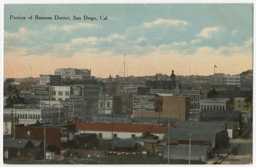 Portion of Business District, San Diego, Cal