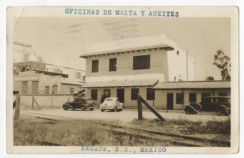 Oficinas de Malta y Aceites Tecate, B.C., Mexico