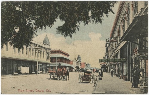 Main Street, Visalia, Cal