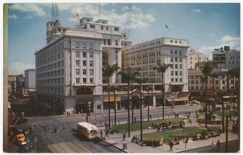 U.S. Grant Hotel and plaza, San Diego, California