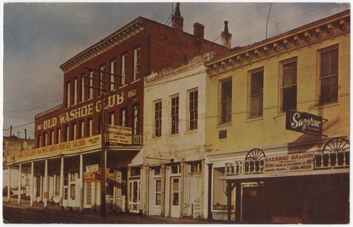 Old "C" Street. Part of the oldest section in Virginia City