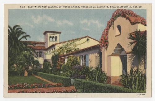 East Wing and Galeria of Hotel Annex, Hotel Agua Caliente, Baja California, Mexico