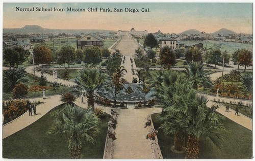 Normal School from Mission Cliff Park, San Diego, Cal