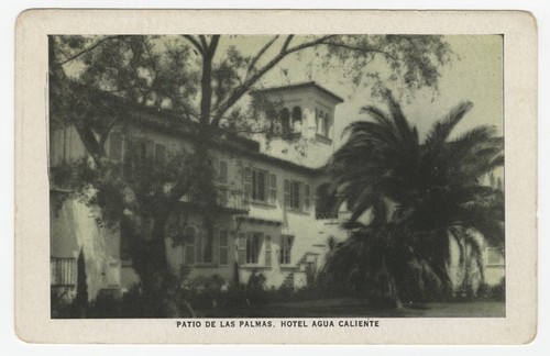 Patio de Las Palmas, Hotel Agua Caliente