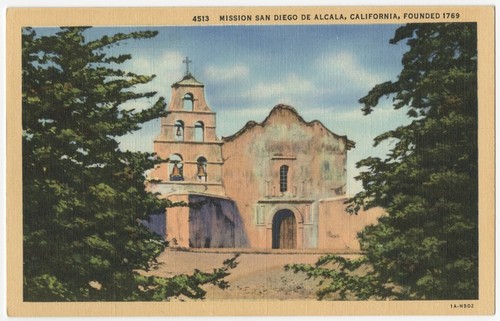 Mission San Diego de Alcala, California, founded 1769