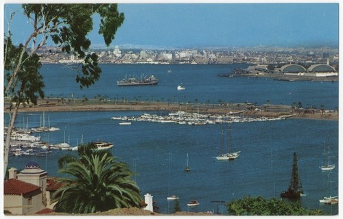 San Diego and bay from Point Loma, California