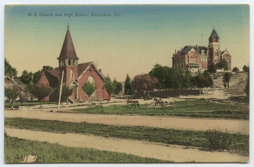 M.E. Church and high school, Escondido