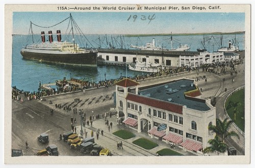 Around the world cruiser at Municipal Pier, San Diego, Calif