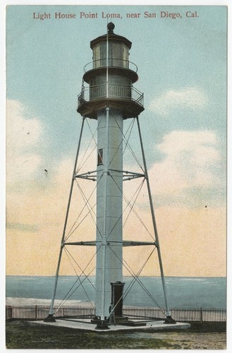 Light House Point Loma, near San Diego, Cal