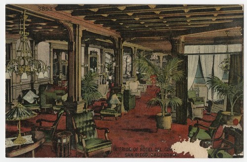 Interior of Hotel Del Coronado, San Diego, California