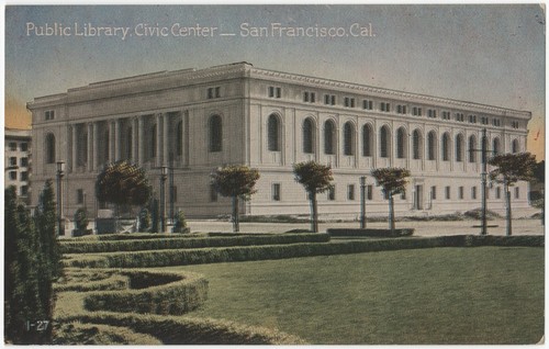 Public Library, Civic Center-San Francisco, Cal