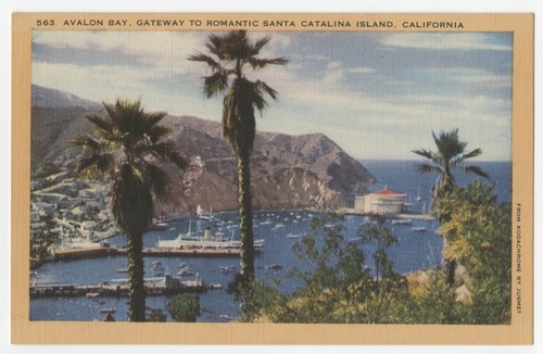 Avalon Bay, gateway to romantic Santa Catalina Island, California