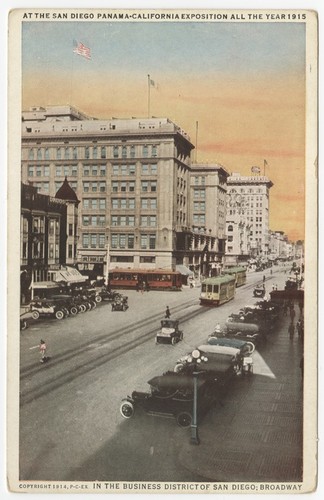 At the San Diego Panama-California Exposition all the year 1915