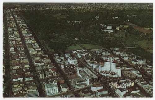 Aerial view of San Diego and Balboa Park